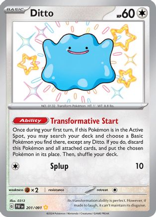 Image of Ditto (201/091) [Scarlet & Violet: Paldean Fates]