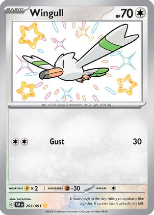 Image of Wingull (203/091) [Scarlet & Violet: Paldean Fates]