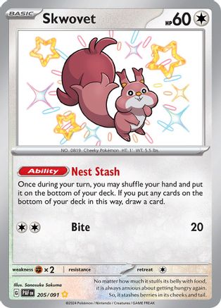 Image of Skwovet (205/091) [Scarlet & Violet: Paldean Fates]