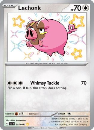 Image of Lechonk (207/091) [Scarlet & Violet: Paldean Fates]