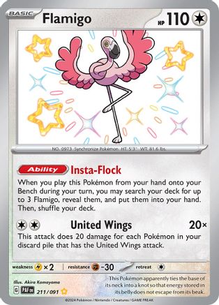 Image of Flamigo (211/091) [Scarlet & Violet: Paldean Fates]