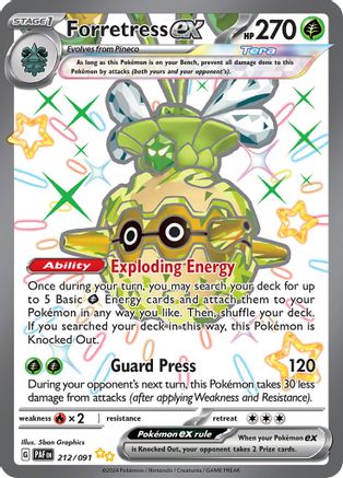 Image of Forretress ex (212/091) [Scarlet & Violet: Paldean Fates]