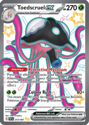 Image of Toedscruel ex (213/091) [Scarlet & Violet: Paldean Fates]