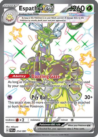 Image of Espathra ex (214/091) [Scarlet & Violet: Paldean Fates]