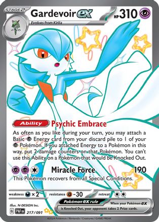 Image of Gardevoir ex (217/091) [Scarlet & Violet: Paldean Fates]