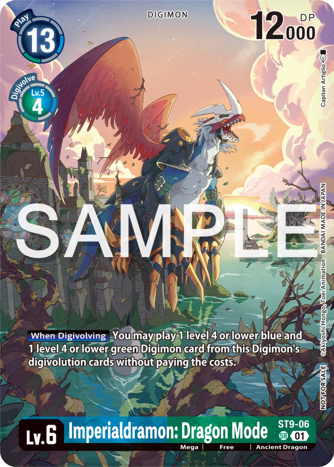 Image of Imperialdramon Dragon Mode [ST9-06] (Digimon Illustration Competition Pack 2023) [Starter Deck: Ultimate Ancient Dragon Promos]