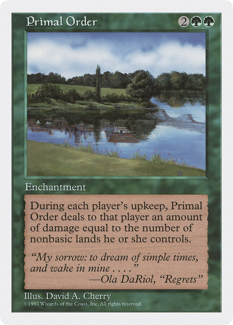 Image of Primal Order [Fifth Edition]
