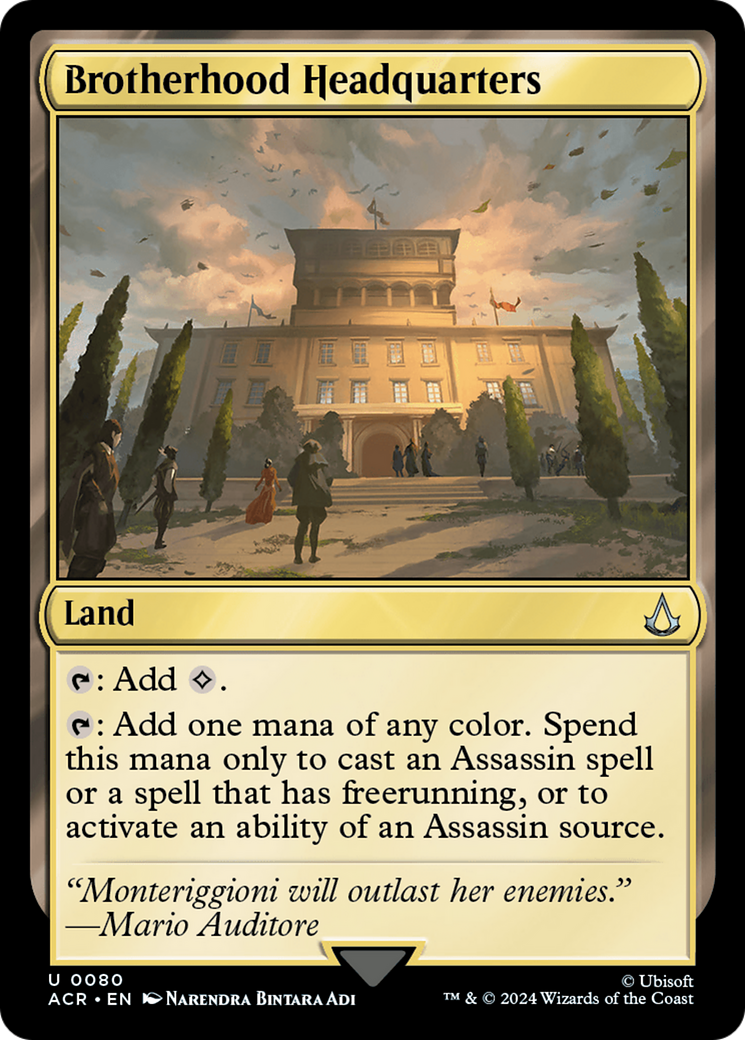 Image of Brotherhood Headquarters [Assassin's Creed]