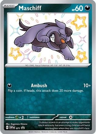 Image of Maschiff (SVP071) [Scarlet & Violet: Black Star Promos]
