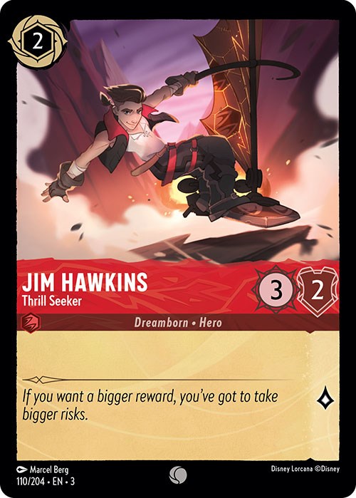 Image of Jim Hawkins - Thrill Seeker (110/204) [Into the Inklands]