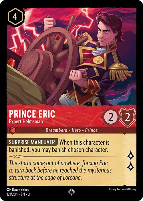 Image of Prince Eric - Expert Helmsman (121/204) [Into the Inklands]