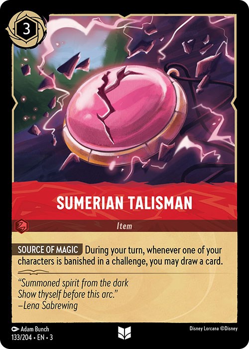 Image of Sumerian Talisman (133/204) [Into the Inklands]