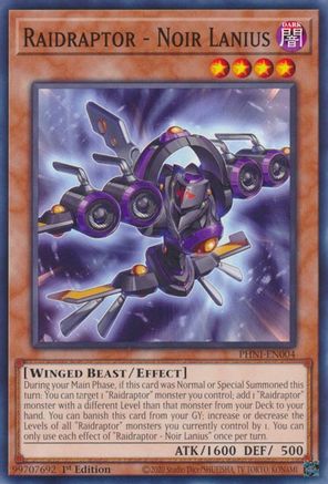 Image of Raidraptor - Noir Lanius [PHNI-EN004] Common