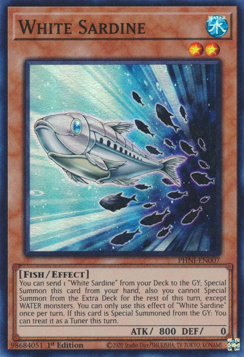 Image of White Sardine [PHNI-EN007] Super Rare