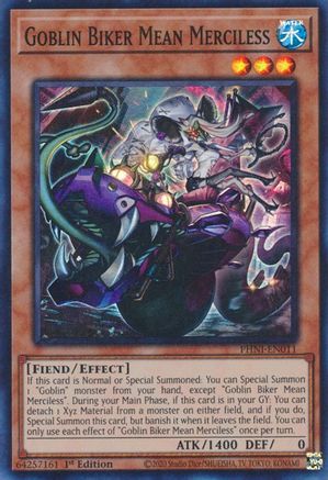 Image of Goblin Biker Mean Merciless [PHNI-EN011] Super Rare