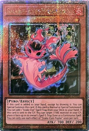 Image of Snake-Eyes Poplar [PHNI-EN012] Quarter Century Secret Rare