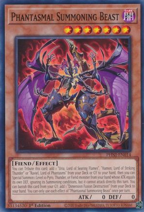 Image of Phantasmal Summoning Beast [PHNI-EN014] Common