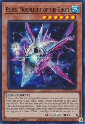 Image of Psiics, Moonlight of the Ghoti [PHNI-EN016] Super Rare
