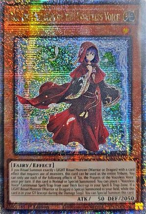 Image of Lo, the Prayers of the Voiceless Voice [PHNI-EN019] Quarter Century Secret Rare