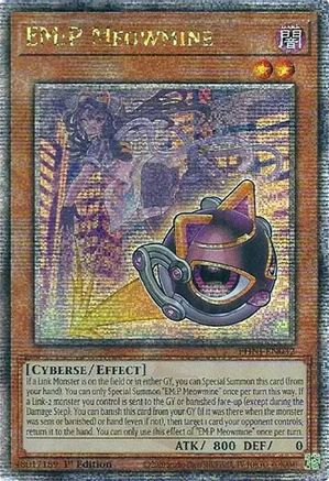 Image of EM:P Meowmine [PHNI-EN032] Quarter Century Secret Rare