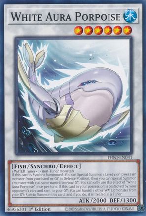 Image of White Aura Porpoise [PHNI-EN041] Common