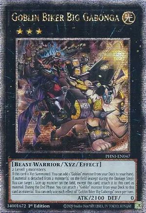 Image of Goblin Biker Big Gabonga [PHNI-EN047] Quarter Century Secret Rare