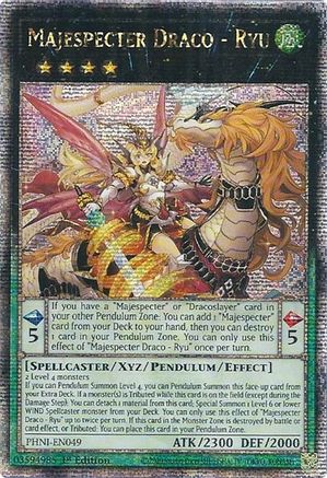 Image of Majespecter Draco - Ryu [PHNI-EN049] Quarter Century Secret Rare