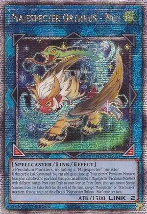Image of Majespecter Orthrus - Nue [PHNI-EN051] Quarter Century Secret Rare