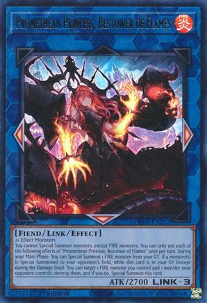 Image of Promethean Princess, Bestower of Flames [PHNI-EN052] Ultra Rare