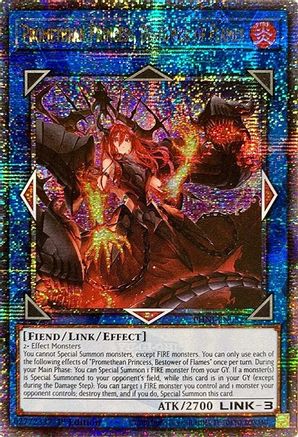 Image of Promethean Princess, Bestower of Flames [PHNI-EN052] Quarter Century Secret Rare