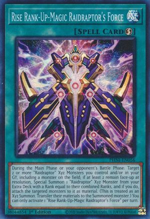 Image of Rise Rank-Up-Magic Raidraptor's Force [PHNI-EN056] Super Rare