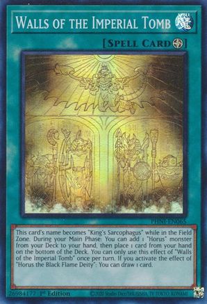 Image of Walls of the Imperial Tomb [PHNI-EN065] Super Rare