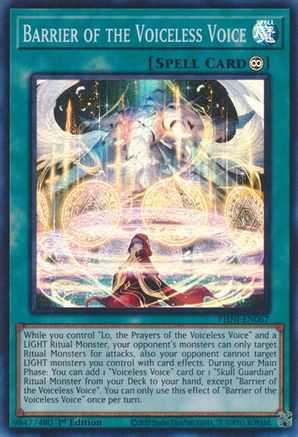 Image of Barrier of the Voiceless Voice [PHNI-EN067] Super Rare