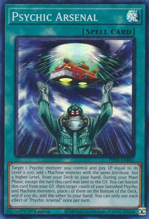 Image of Psychic Arsenal [PHNI-EN082] Super Rare