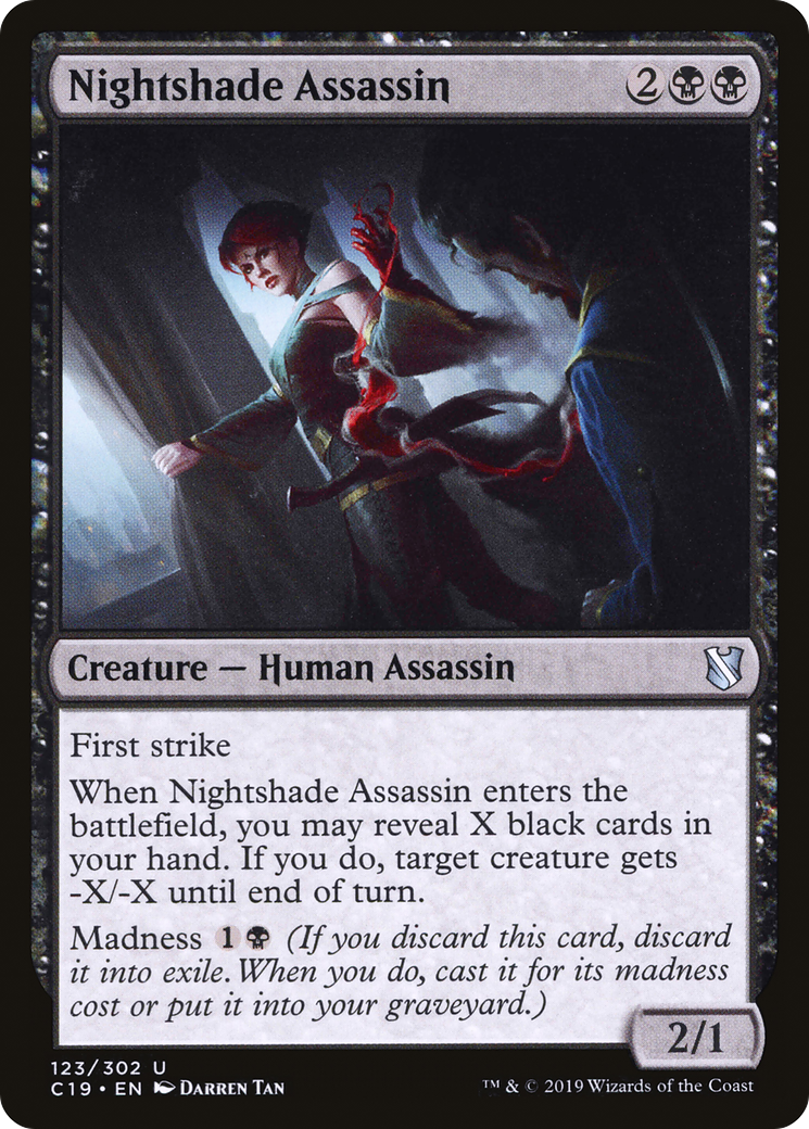 Image of Nightshade Assassin [Commander 2019]