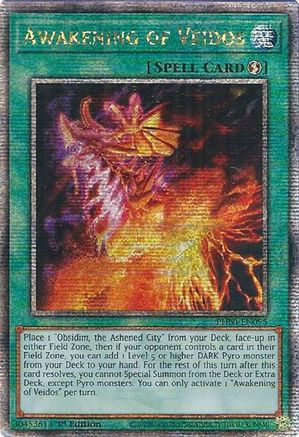 Image of Awakening of Veidos [PHNI-EN095] Quarter Century Secret Rare