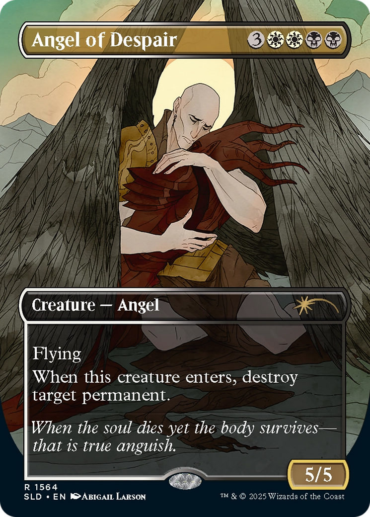 Image of Angel of Despair (SLD-1564) - Secret Lair Drop (Borderless) Foil