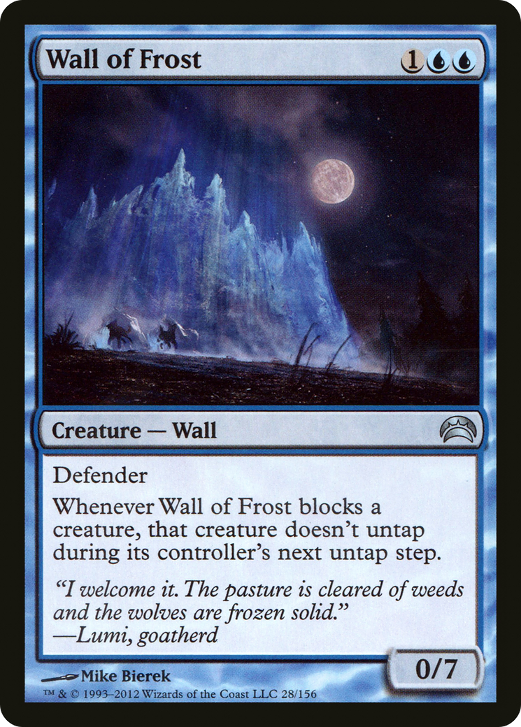 Image of Wall of Frost (PC2-028) - Planechase 2012 Foil