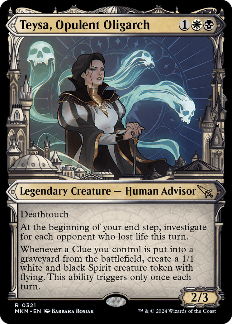 Image of Teysa, Opulent Oligarch (Showcase) (0321) [Murders at Karlov Manor]