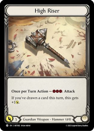 Image of High Riser [BET002] (Heavy Hitters Betsy Blitz Deck)