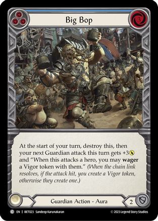 Image of Big Bop (Blue) [BET023] (Heavy Hitters Betsy Blitz Deck)