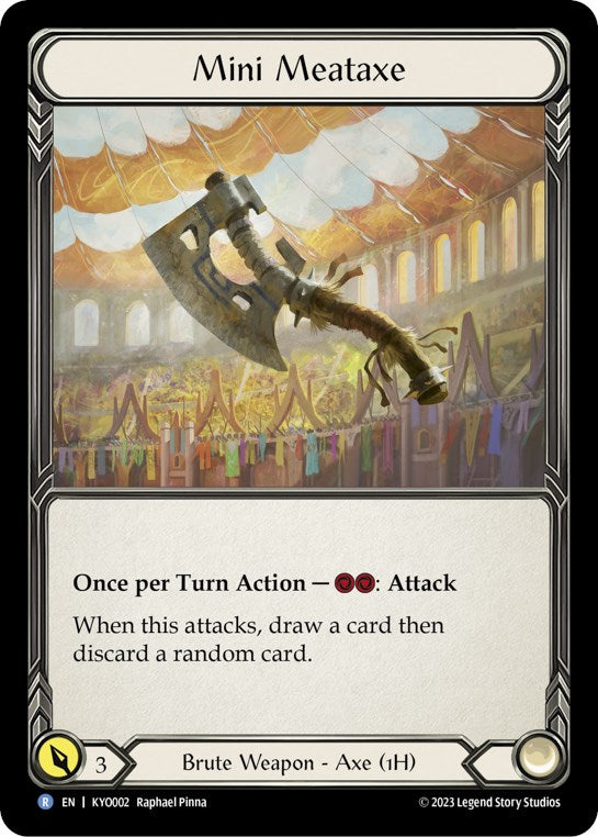 Image of Mini Meataxe [KYO002] (Heavy Hitters Kayo Blitz Deck)
