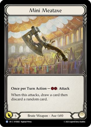 Image of Mini Meataxe (KYO002) - Blitz Deck: Heavy Hitters - Kayo