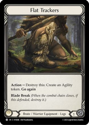 Image of Flat Trackers [KYO006] (Heavy Hitters Kayo Blitz Deck)
