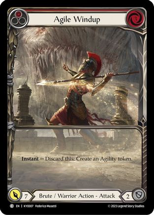 Image of Agile Windup (Red) [KYO007] (Heavy Hitters Kayo Blitz Deck)