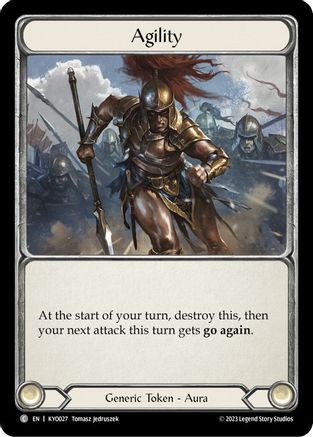 Image of Agility [KYO027] (Heavy Hitters Kayo Blitz Deck)