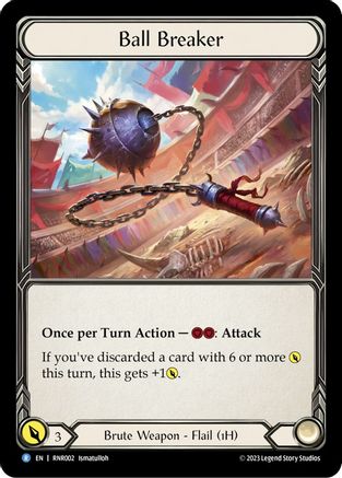 Image of Ball Breaker [RNR002] (Rhinar Hero Deck)