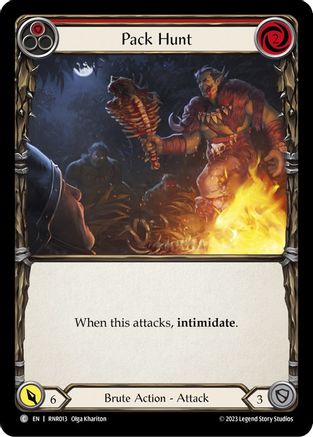 Image of Pack Hunt (Red) [RNR013] (Rhinar Hero Deck)