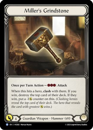 Image of Miller's Grindstone [VIC002] (Heavy Hitters Victor Blitz Deck)