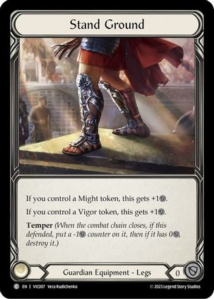 Image of Stand Ground [VIC007] (Heavy Hitters Victor Blitz Deck)
